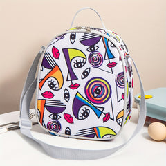 Portable Insulated Lunch Bag For Office Workers Oxford Cloth Lunch Box Bag