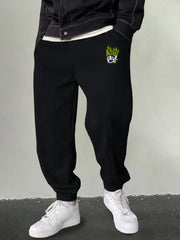 Men's Cartoon Graphic Sweatpants Loose Joggers
