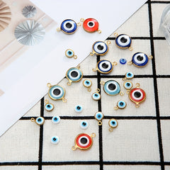50pcs Eye Double Hanging Jewelry Connector