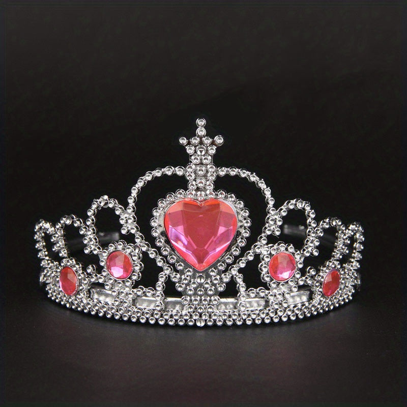Rhinestone Tiara Crown Headband Hair Accessories For Women Girls Teens