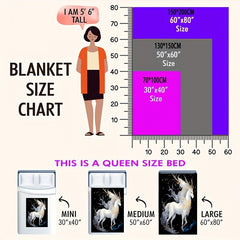 Soft Flannel Printed Blanket for Home Sofa Bed Office Nap Travel