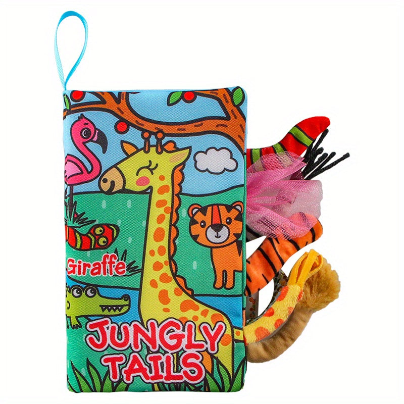 Baby Toddler Toys Tail Cloth Book Tear resistant Baby Cloth Book