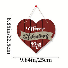 Heart Hanging Sign Happy Door Sign Party Decoration