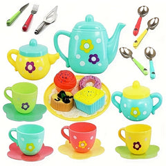 Children's Tea Conversation Set with Cookies and Kettle - Halloween Game