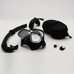 Diving Mask Aluminum Frame Snorkel Set For Diving