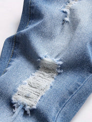 Boys Ripped Jeans Denim Pants Spring Autumn Kids Clothes