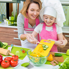 13pcs Kids Cooking Set with Cutting Board, Sandwich Cutter, Peeler