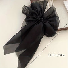 Mesh Bow Hair Clip French Barrette Hair Accessories Female