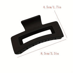 3pcs Women Hair Claw Rectangle Shaped Hair Claw Style Shark Claw