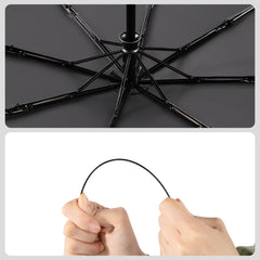 Automatic Rain Or Shine Dual use Umbrella Windproof UV Protection