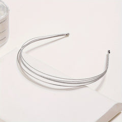 Metal Hair Hoop Women's Bridal Headband Hair Accessories