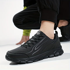 Men's Lightweight Lace Up Casual Sneakers Running Shoes