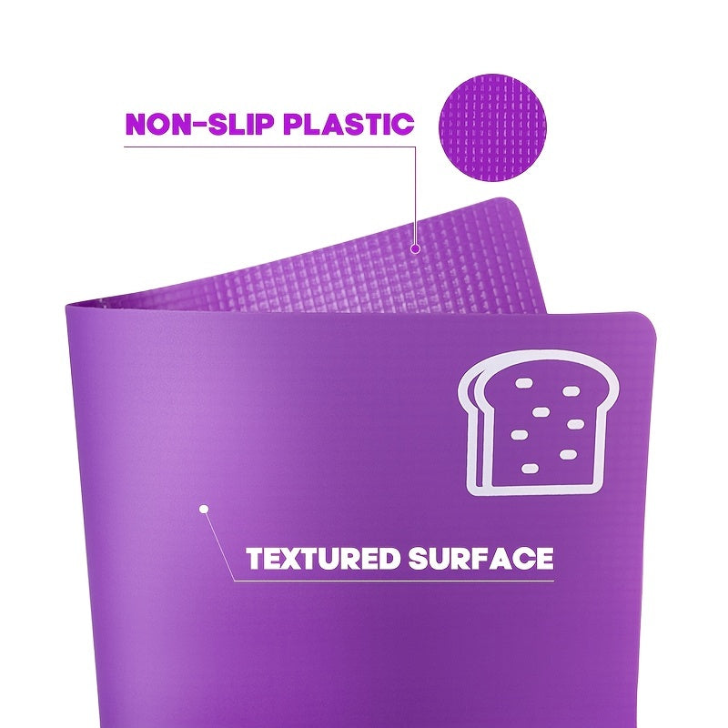 10pcs Flexible Cutting Board BPA Plastic Non-slip Kitchen Meat Vegetables Campin