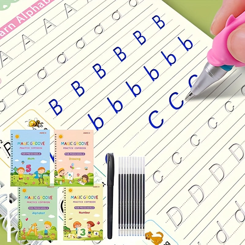 Reusable Handwriting Practice Magic Copybook - Improve Writing Skills ...