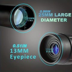 High Definition Outdoor Zoom Monocular Waterproof Compact and Portable