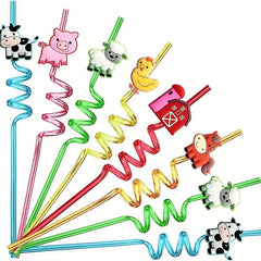 Ocean Shark Birthday Drinking Straw