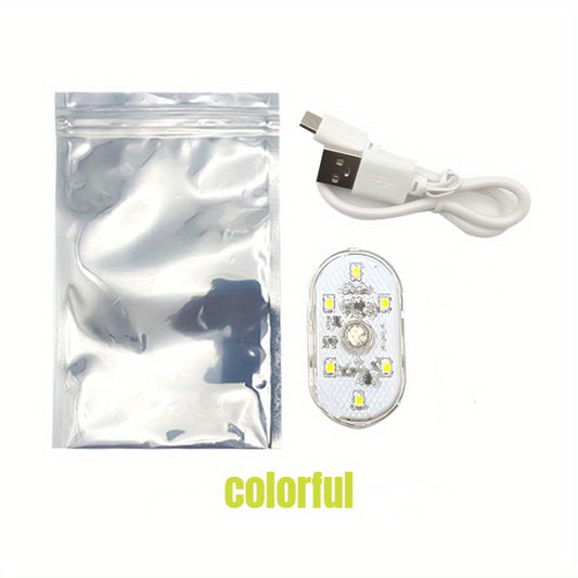 Car Interior Mini Touch Ambient Light USB Charging LED Night Light