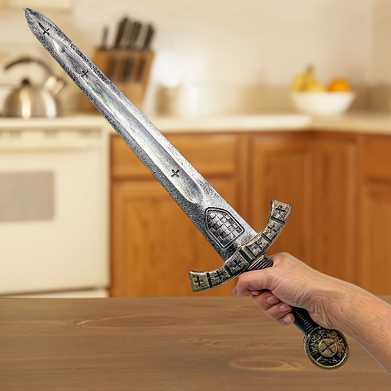 Halloween Plastic Sword Cosplay Accessory Thor'S Hammer Dual Swords