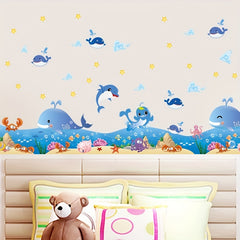Happy Ocean Wall Sticker for Kids Room Decoration