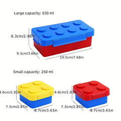 Portable Insulated Building Block Salad Container