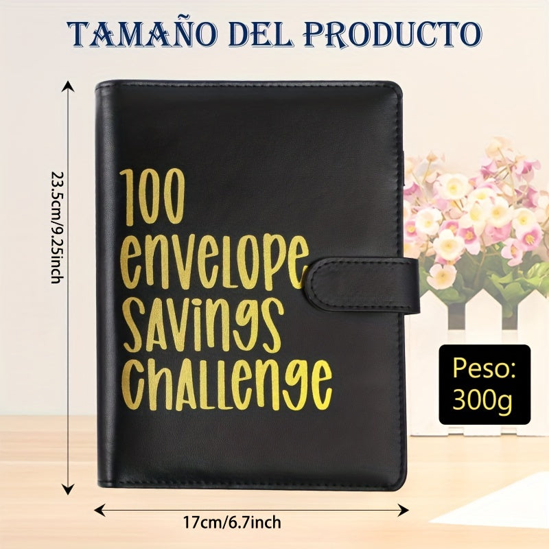 A5 Savings Booklet Notebook Light Yellow Storage Album