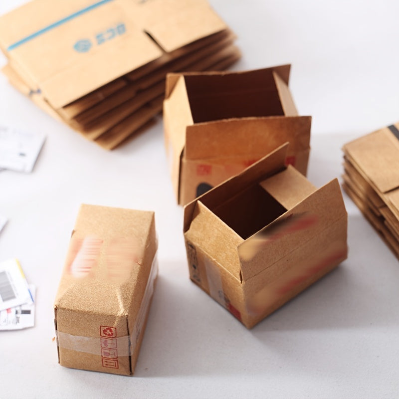 5pcs Mini Express Box Doll House Decoration Toy