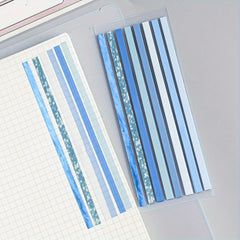 160 Sheets Thin Strip PET Sticky Notes Index Stickers