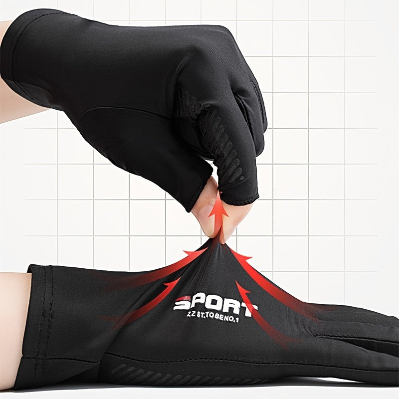Breathable Half Finger Driving Fishing Riding Gloves