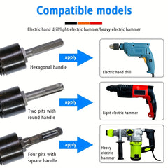 Wood Chopping Machine Drill Bit Steel Threaded Cone Wood Splitting Tool