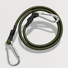 Elastic Rope for Camping and Outdoor Activities with Carabiner Lanyard