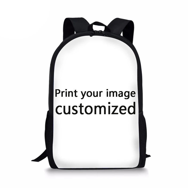 Avocado Print School Backpack for Teenage Girls