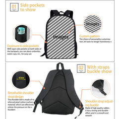 Avocado Print School Backpack for Teenage Girls