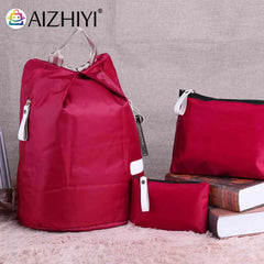 3pcs Women Waterproof Nylon Oxford Backpacks Casual Travel Bag Mochila Feminina
