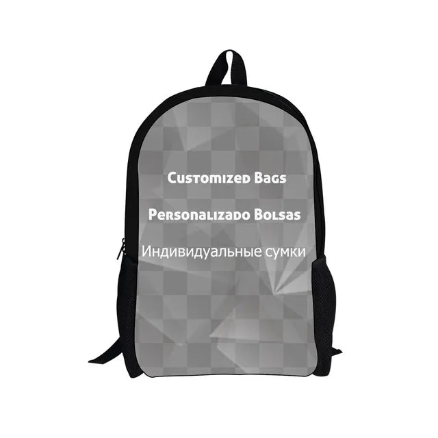 3pcs Dog 3D Printing School Bags for Kids