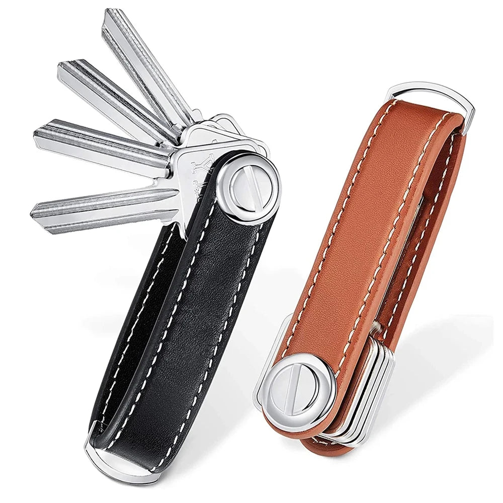 All-match Creative Key Chain Metal Leather Pendant