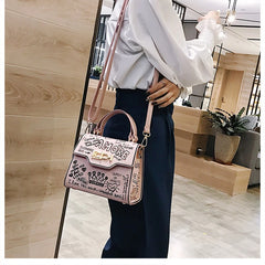 Vintage Graffiti Shoulder Crossbody Bag for Women - Handbags Tote