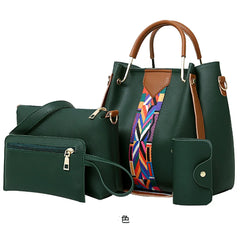 4 Pcs/set Women Handbag Messenger Bags for Ladies Shoulder Bag Lady