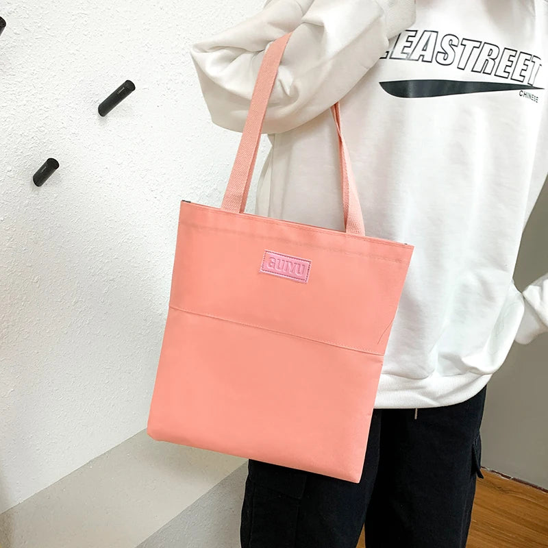 Harajuku Style Women's Backpack Set, Large-Capacity Canvas Travel Bag