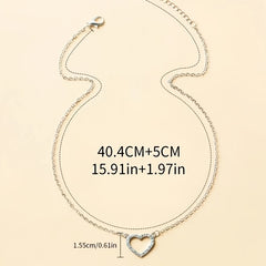 Heart Pendant Necklace Chain Wedding Anniversary Gift