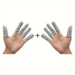 10pcs Cut Resistant Finger Sleeves for Outdoor Activities
