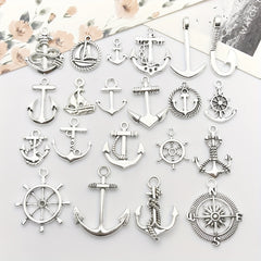 20pcs Tibetan Silver Metal Charms Pendants for Jewelry Making