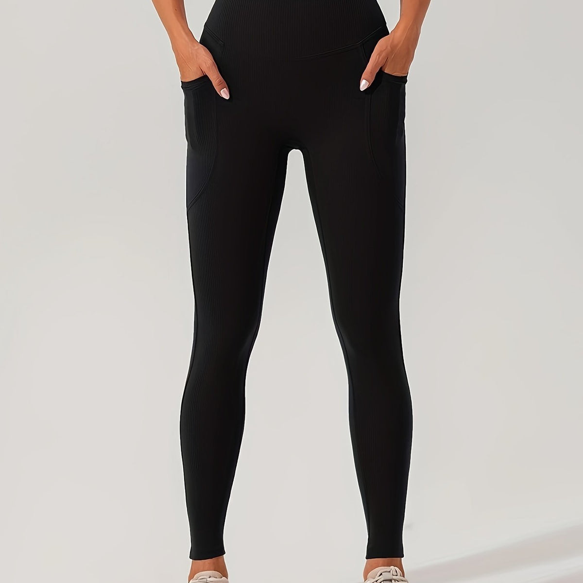 High Waist Hip Lifting Yoga Pants With Pocket