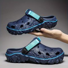 Men's Water Shoes Clogs Slip on Closed Toe Sandals Soft Sole Walking Shoes