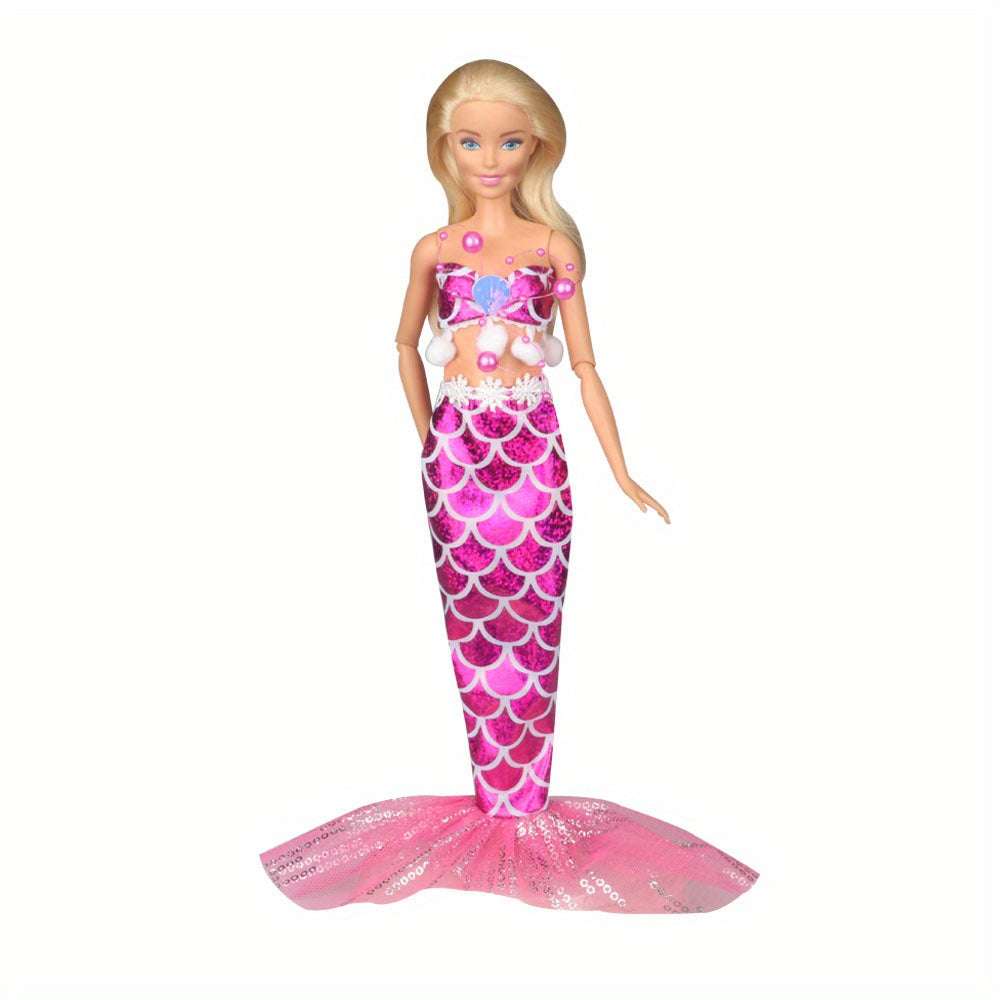 Mermaid Swimsuits For Dolls Perfect Summer Gift For Girls