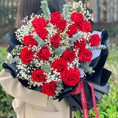 Simulated Velvet Artificial Rose Flower For Wedding Decoration