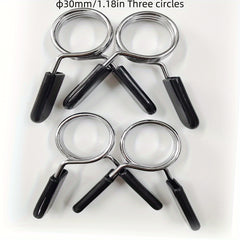 Barbell Clamps Spring Barbell Lock Dumbbell Bar Clip 2pcs