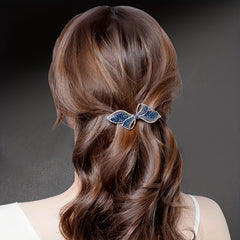 Bow & Rhinestone Hair Clip Barrette Headwear Hair Accessory