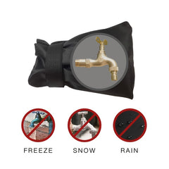 2pcs Faucet Cover Hose Cover Socks Winter Faucet Insulation Cover