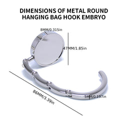 Bag Hanger Tote Hook Folding Storage Rack Portable Alloy Hook