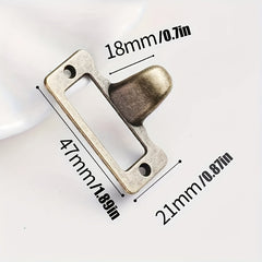 6pcs Antique Brass Metal Label Handle for Cabinet Furniture